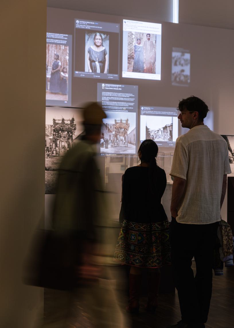 Bick in die Ausstellung "Bilderechos aus Peru"