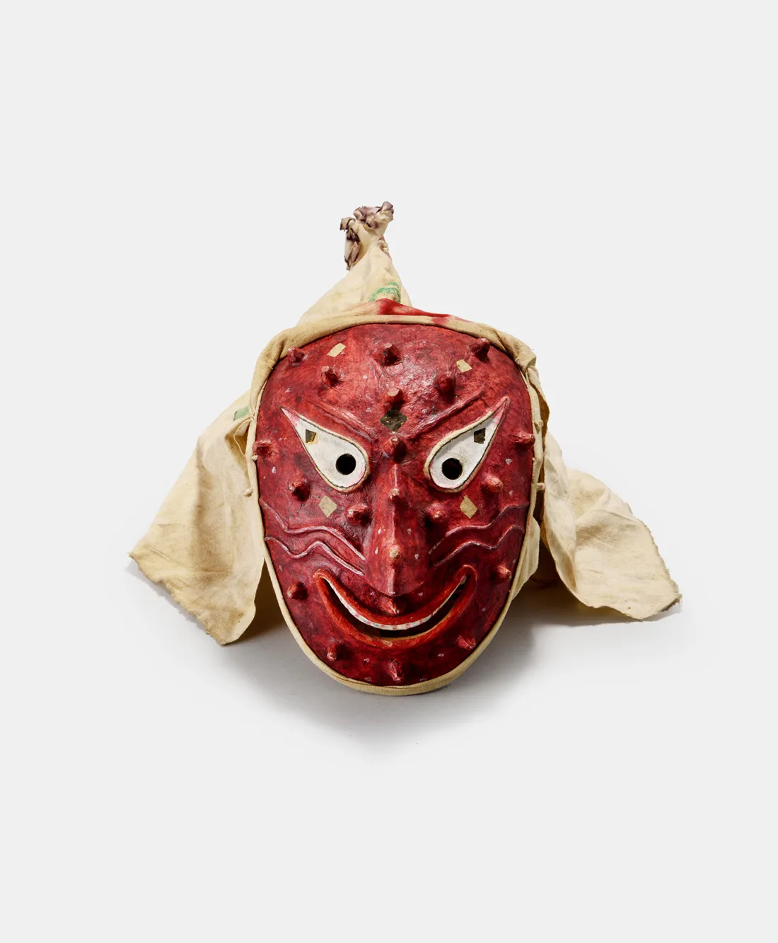 Sandae dance mask, colourful, pimples