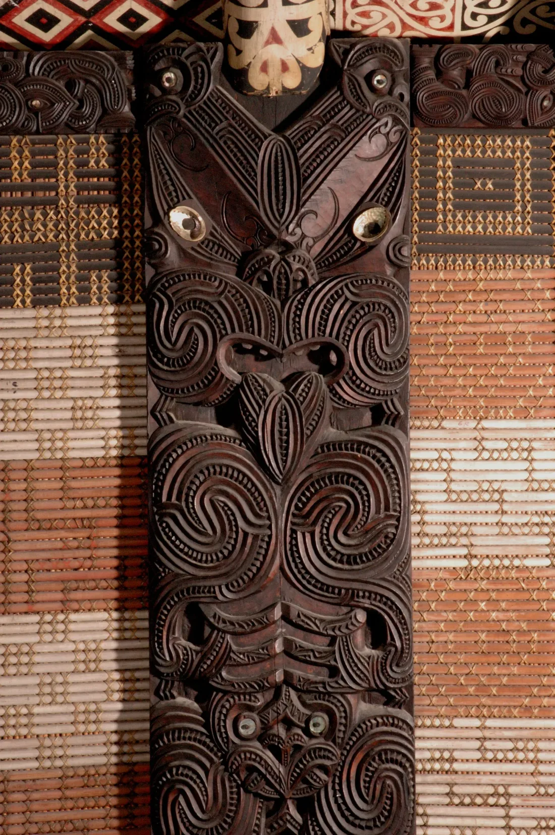 Rauru – Maori meeting house (detail view)