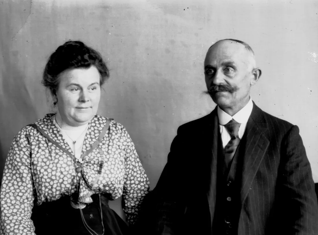 Mann, Frau, Porträt, s/w Fotografie