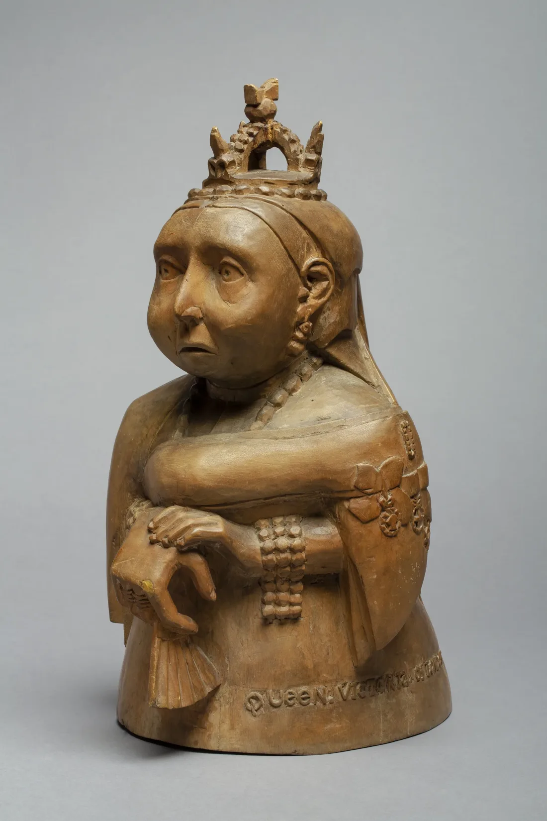 Weibliche Figur, Holz, vor 1904