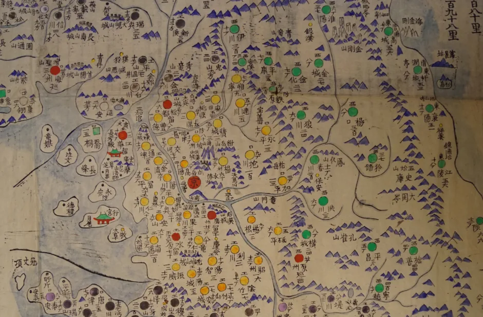 Map Torip’yo, Corea, 1820