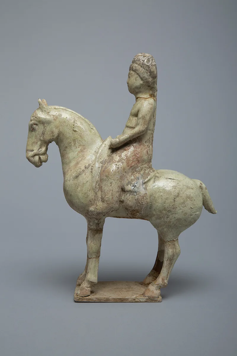 Figur zu Pferde, China, frühes 20. Jh.
