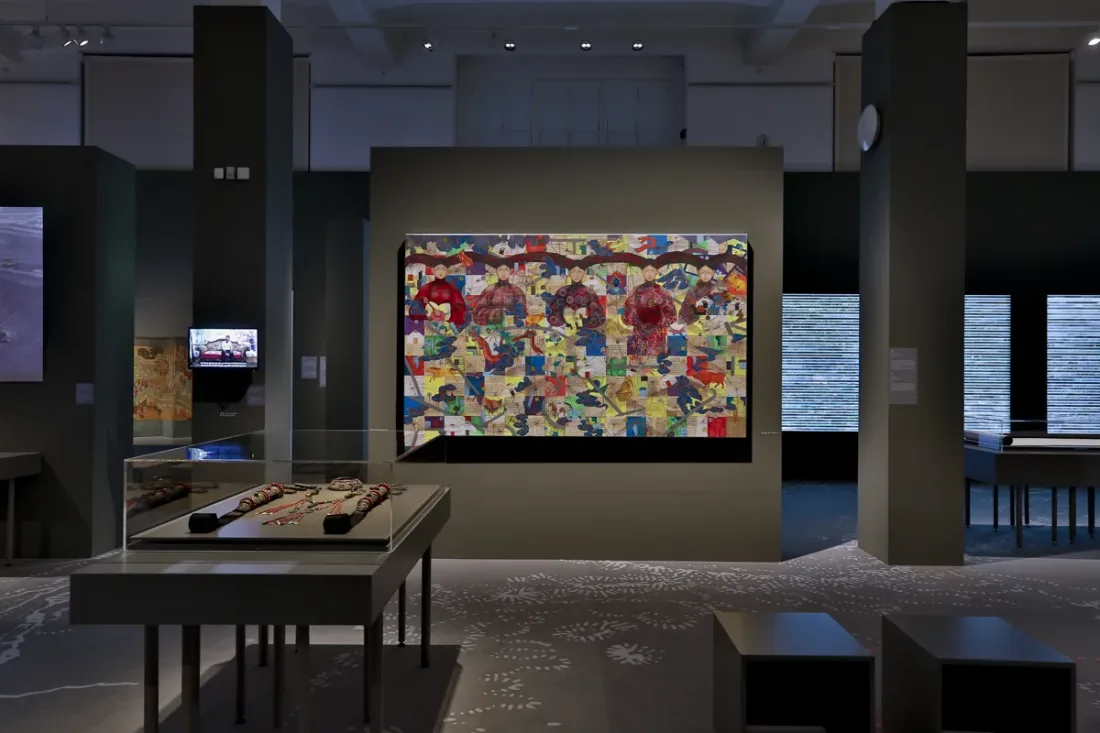 Blick in den Ausstellungsraum Steppen und Seidenstraßen