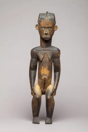 Weibliche Figur, Holz, Gabun, Inv. Nr. C623