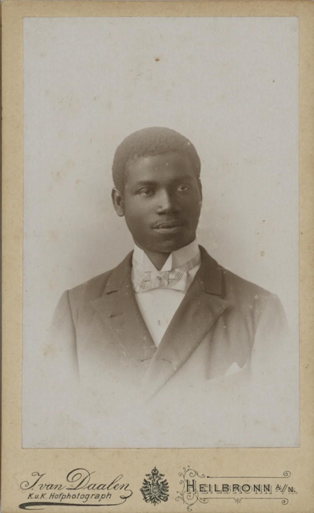 Porträt von Rudolf Duala Manga Bell, ca. 1892
