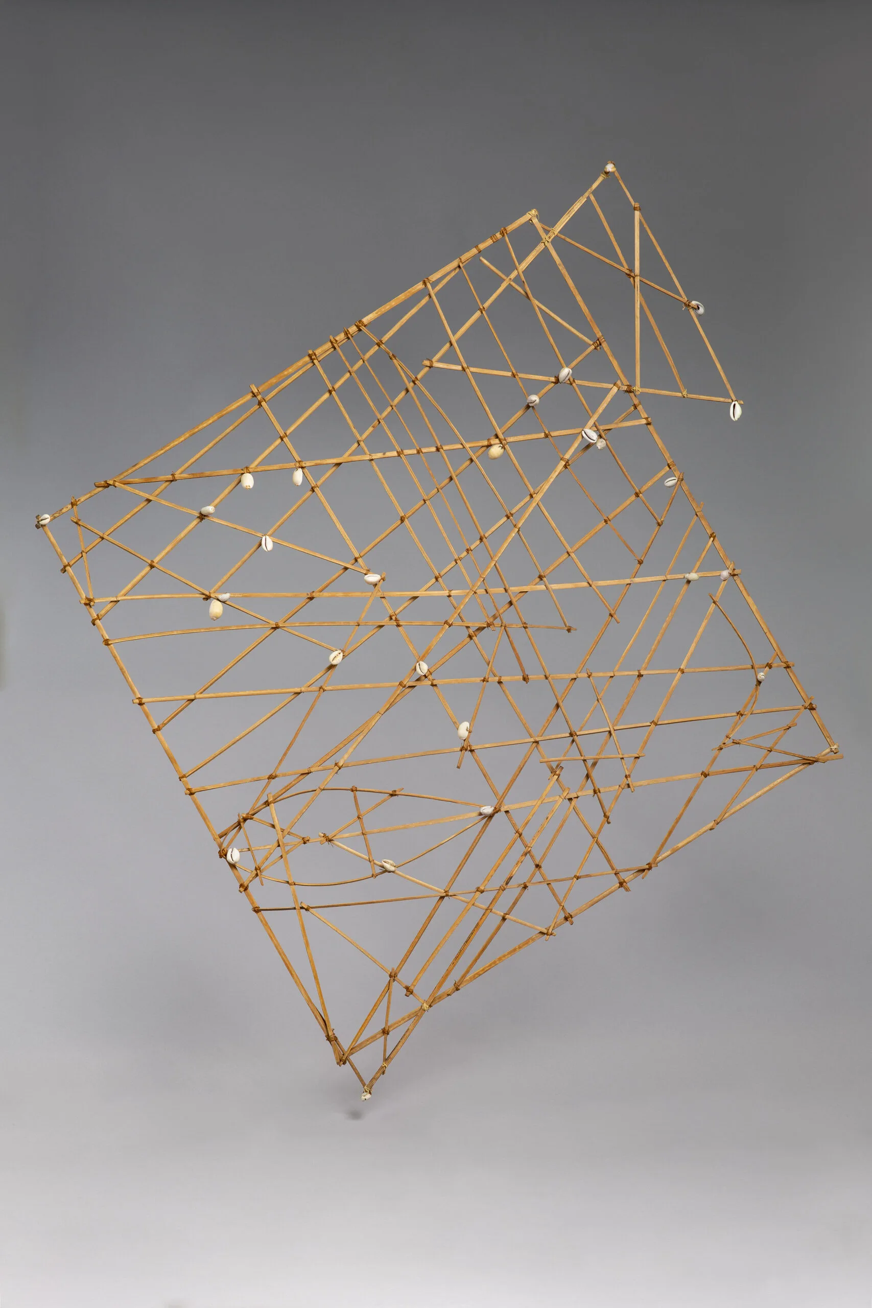 Stick chart, Marshall Islands, before 1910, South Pacific Ocean