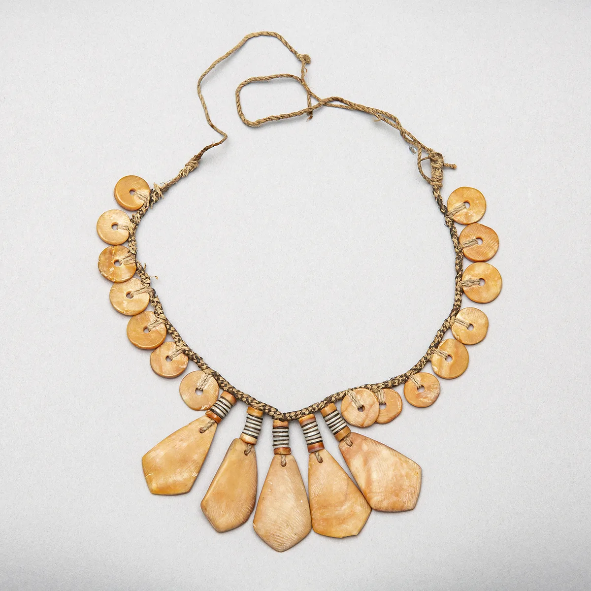 Necklace
Majel, Marshall Islands
before 1879
Pacific Ocean
Spondylus, coconut