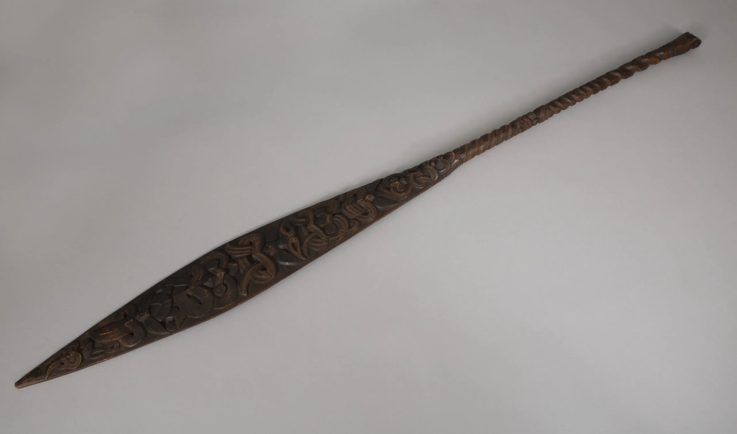 Waka hoe, Paddle, Aotearoa, New Zealand, before 1913, Pacific Ocean