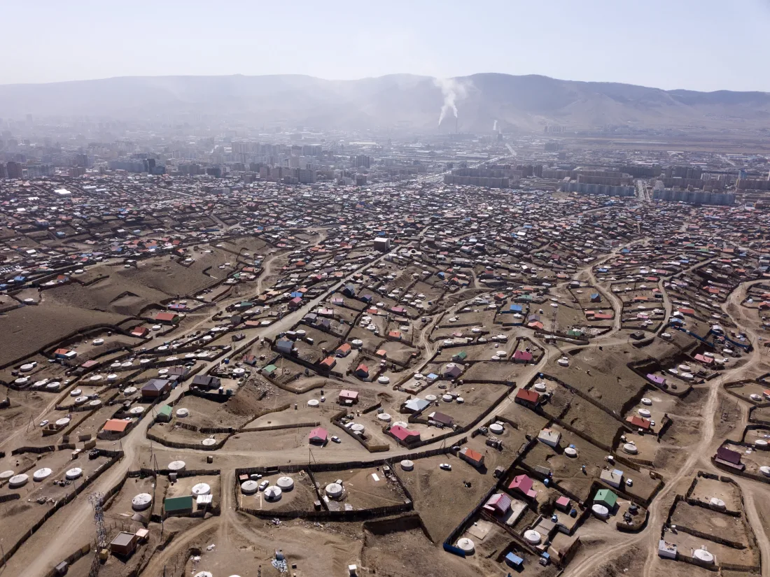Ausdehnung der Ger-Siedlungen, Mongolei, 2018