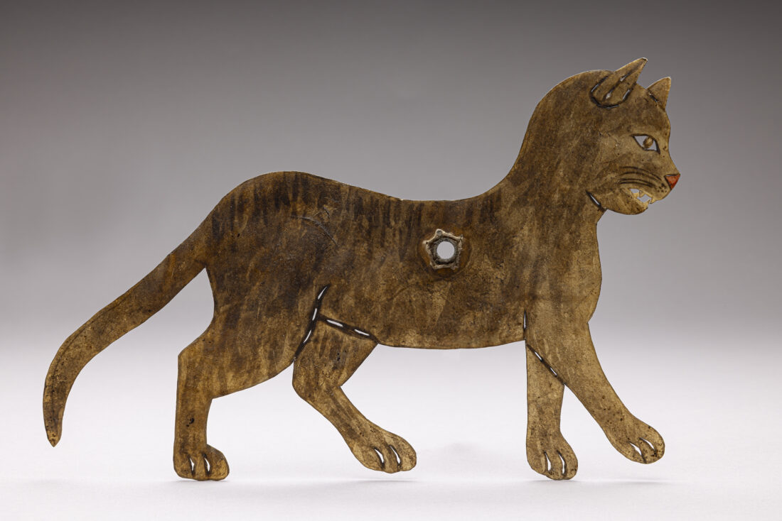 Shadow theater figure “Cat,” Turkey