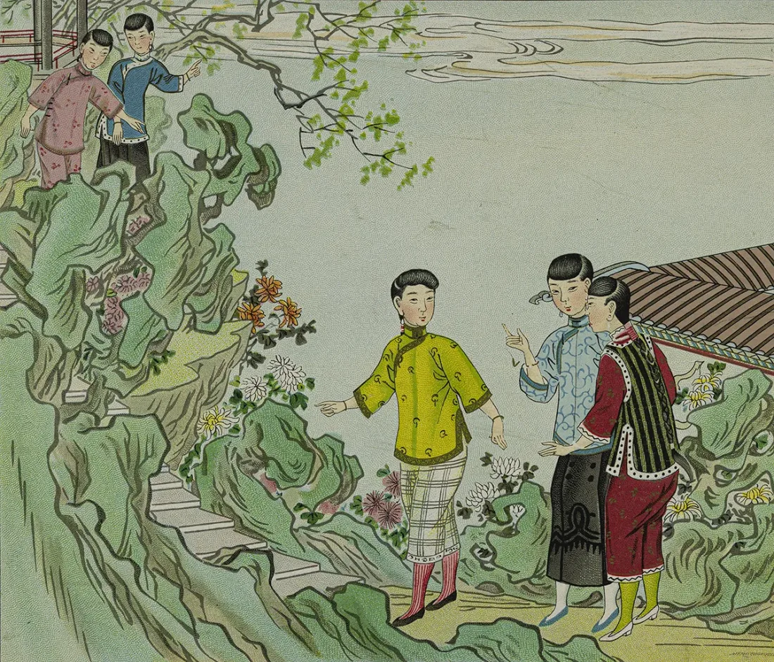 Excerpt from a book with collectible pictures from the Tianli company (27 pictures)
